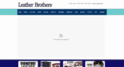 Desktop Screenshot of leatherbrothers.com