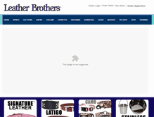 Tablet Screenshot of leatherbrothers.com